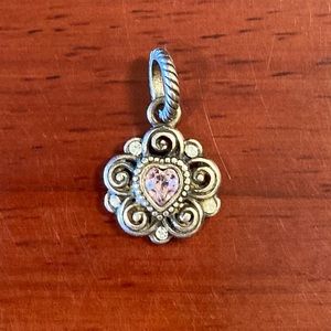 Brighton Silver & Lavender Gem Charm